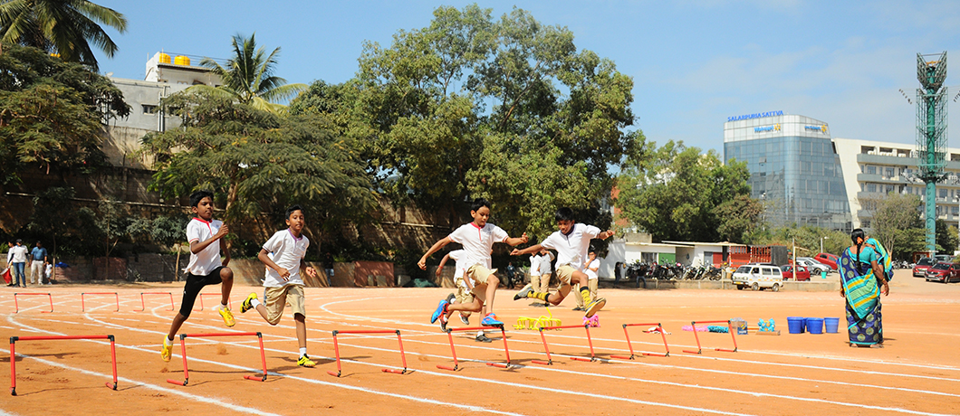 Sports activities at New Horizon Public School