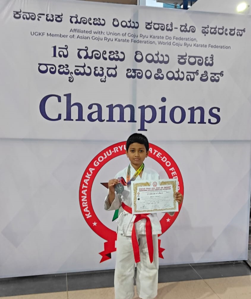 Abhinav Grade III C Karate Achievement