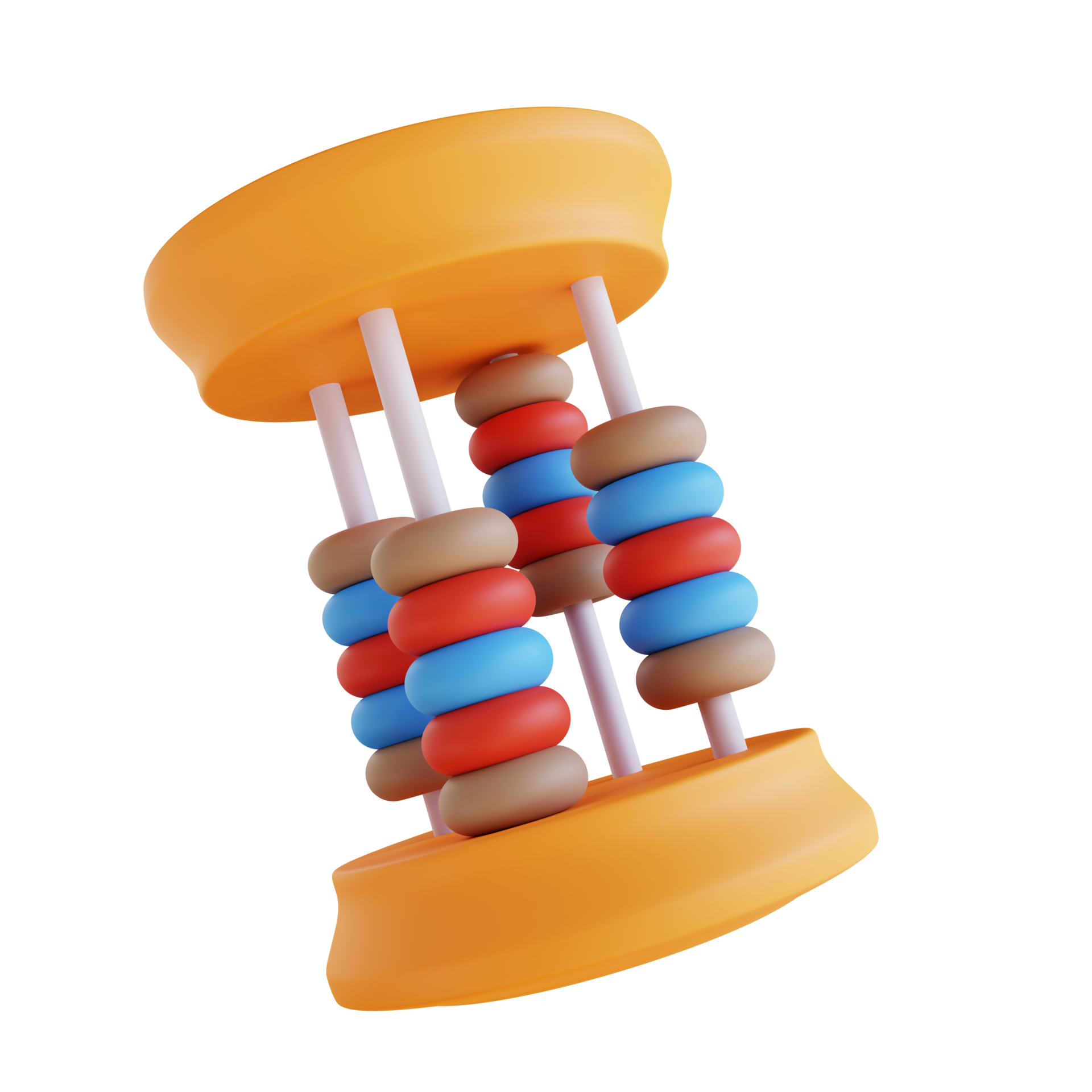 3d-illustration-counting-toy-png