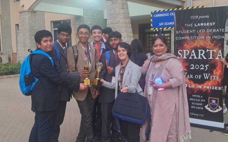 Our students proudly secured first and second place in the prestigious British Parliamentary Debate Competition hosted by TISB.