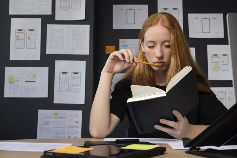 female-web-designer-office-with-notebook