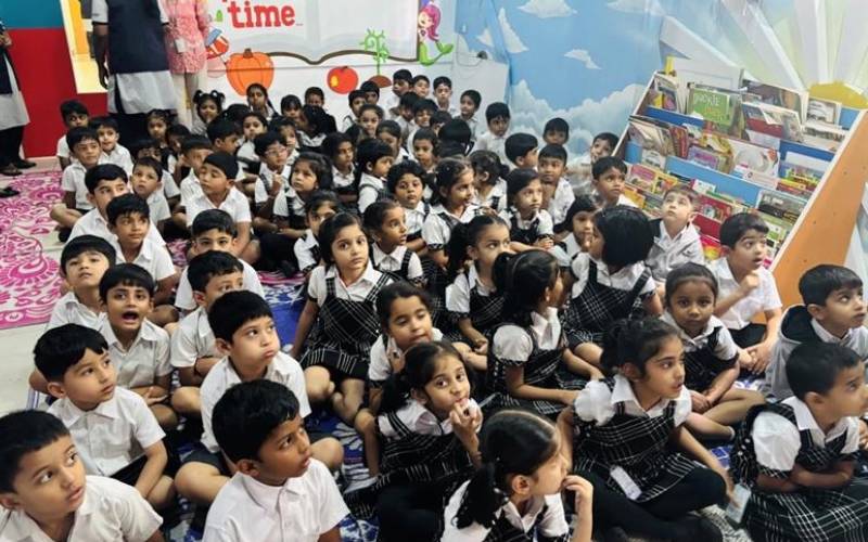 Children learning personal safety on Stranger Danger Day