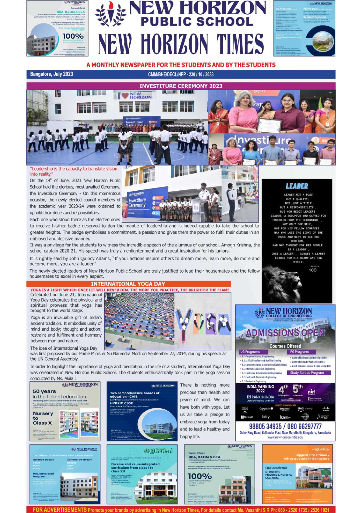 July 2023 Cover