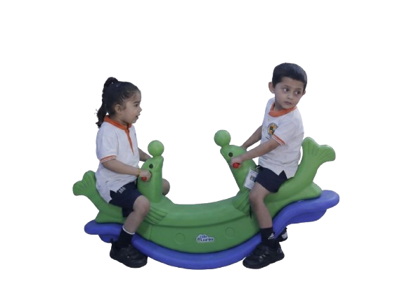 Children on Seesaw